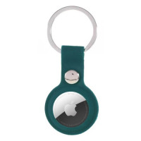 Чехол-брелок Silicone Key Ring для Apple AirTag pine green