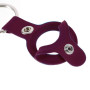 Чехол-брелок Silicone Key Ring для Apple AirTag purple