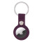 Чехол-брелок Silicone Key Ring для Apple AirTag purple