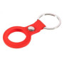Чехол-брелок Silicone Key Ring для Apple AirTag red