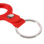 Чехол-брелок Silicone Key Ring для Apple AirTag red