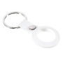 Чехол-брелок Silicone Key Ring для Apple AirTag white