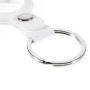 Чехол-брелок Silicone Key Ring для Apple AirTag white