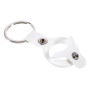 Чехол-брелок Silicone Key Ring для Apple AirTag white