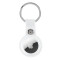 Чехол-брелок Silicone Key Ring для Apple AirTag white