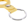 Чехол-брелок Silicone Key Ring для Apple AirTag yellow