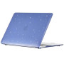 Пластиковый чехол-накладка HardShell Case для MacBook Air 13" M1 (2020) / (2018-2020) glitter blue