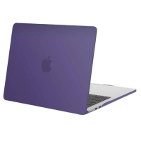 Пластиковий чохол-накладка HardShell Case для MacBook Air 13" M1 (2020) / (2018-2020) dark purple
