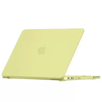 Пластиковый чехол-накладка HardShell Case для MacBook Neo 13" (2026) matte yellow