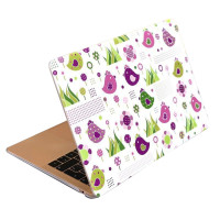 Пластиковый чехол-накладка HardShell Case для MacBook Air 13" M1 (2020) / (2018-2020) picture birds