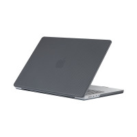 Пластиковый чехол-накладка HardShell Case для MacBook Pro 13" M2 (2022) / M1 (2020) / (2016-2020) picture carbon black