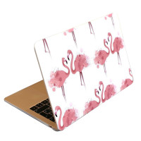Пластиковый чехол-накладка HardShell Case для MacBook Air 13" (2010-2017) picture flamingo