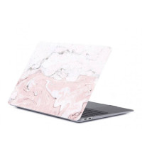 Пластиковий чохол-накладка HardShell Case для MacBook Air 13" M1 (2020) / (2018-2020) picture marble pink