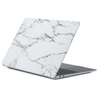 Пластиковий чохол-накладка HardShell Case для MacBook Pro 13" M2 (2022) / M1 (2020) / (2016-2020) picture marble white