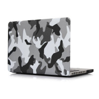 Пластиковый чехол-накладка HardShell Case для MacBook Pro 13" M2 (2022) / M1 (2020) / (2016-2020) picture military gray