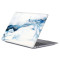 Пластиковый чехол-накладка HardShell Case для MacBook Air 13" M1 (2020) / (2018-2020) picture white blue