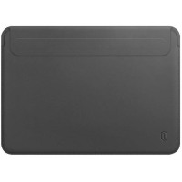 Папка конверт для MacBook 13,3" Wiwu Skin Pro2  Leather gray