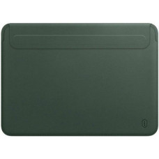 Папка конверт для MacBook 14,2'' Wiwu Skin Pro2  Leather green
