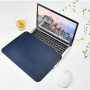Папка конверт для MacBook 16,2'' Wiwu Skin Pro2  Leather blue