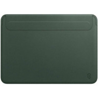 Папка конверт для MacBook 16,2'' Wiwu Skin Pro2  Leather green