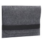 Чохол-конверт з повсті з резинкою Gmakin Dark Grey для MacBook Pro 13"-14" / Air 13''