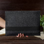 Чохол-конверт з повсті з резинкою Gmakin Dark Grey для MacBook Pro 13"-14" / Air 13''