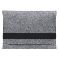Чохол-конверт з повсті з резинкою Gmakin Light Grey для MacBook Pro 13"-14" / Air 13''