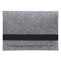 Чохол-конверт з повсті з резинкою Gmakin Light Grey для MacBook Pro 13"-14" / Air 13''