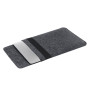 Чохол-карман з повсті з резинкою Gmakin Dark Grey для MacBook Pro 13"-14" / Air 13''