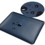 Папка конверт с подставкой для MacBook New 16'' Wiwu Skin Pro2 Portable Stand blue