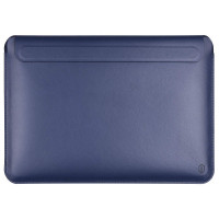 Папка конверт с подставкой для MacBook New 16'' Wiwu Skin Pro2 Portable Stand blue