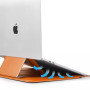 Папка конверт с подставкой для MacBook Air 13,3'' Wiwu Skin Pro2 Portable Stand brown