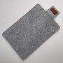 Чохол-папка із повсті з липучкою FreeFelt Light Grey для MacBook Pro 13"-14" / Air 13''