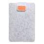 Чохол-папка із повсті з липучкою FreeFelt Light Grey для MacBook Pro 13"-14" / Air 13''