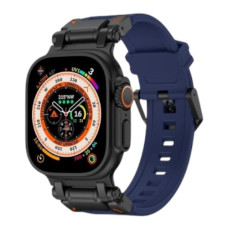 Силиконовый ремешок Armor Pro silicone black для часов Apple Watch deep navy