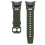 Силиконовый ремешок Armor Pro silicone black для часов Apple Watch green