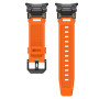 Силиконовый ремешок Armor Pro silicone black для часов Apple Watch orange