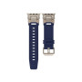 Силіконовий ремінець Armor Pro silicone titanium для годинника Apple Watch deep navy
