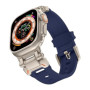 Силіконовий ремінець Armor Pro silicone titanium для годинника Apple Watch deep navy