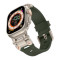 Силіконовий ремінець Armor Pro silicone titanium для годинника Apple Watch green