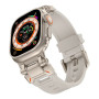Силиконовый ремешок Armor Pro silicone titanium для часов Apple Watch starlight
