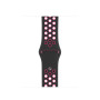 Силиконовый ремешок Nike Silicon sport band для часов Apple Watch black-pink