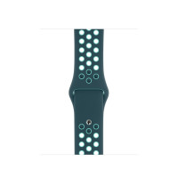 Силиконовый ремешок Nike Silicon sport band для часов Apple Watch midnight-turquoise