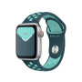 Силиконовый ремешок Nike Silicon sport band для часов Apple Watch midnight-turquoise