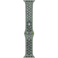 Силиконовый ремешок Nike Silicon sport band NEW для часов Apple Watch cargo khaki