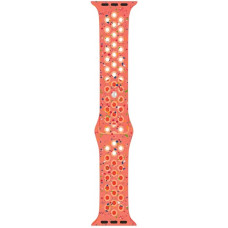 Силиконовый ремешок Nike Silicon sport band NEW для часов Apple Watch magic ember