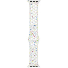 Силиконовый ремешок Nike Silicon sport band NEW для часов Apple Watch pure platinum