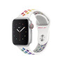 Силиконовый ремешок Nike Silicon sport band для часов Apple Watch pride