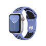 Силиконовый ремешок Nike Silicon sport band для часов Apple Watch royal pulse - black