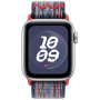 Нейлоновый ремешок Nike Neylon sport loop NEW для часов Apple Watch blue / red